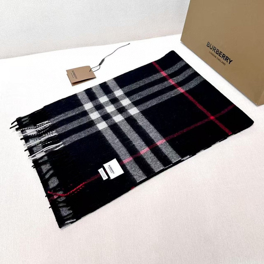 BURBERRY BBR SCARF 180 CM IN CASHMERE 543358