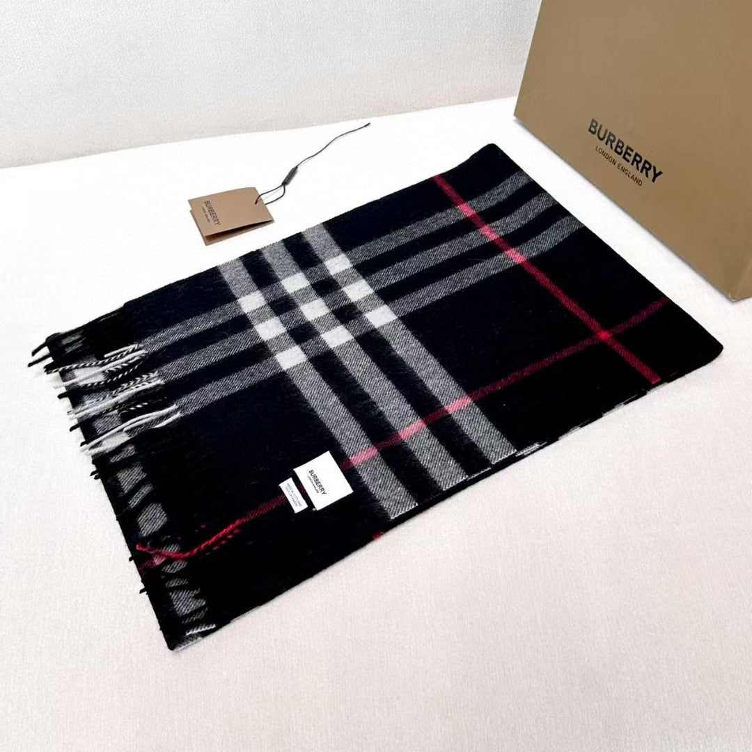 BURBERRY BBR SCARF 180 CM IN CASHMERE 543358