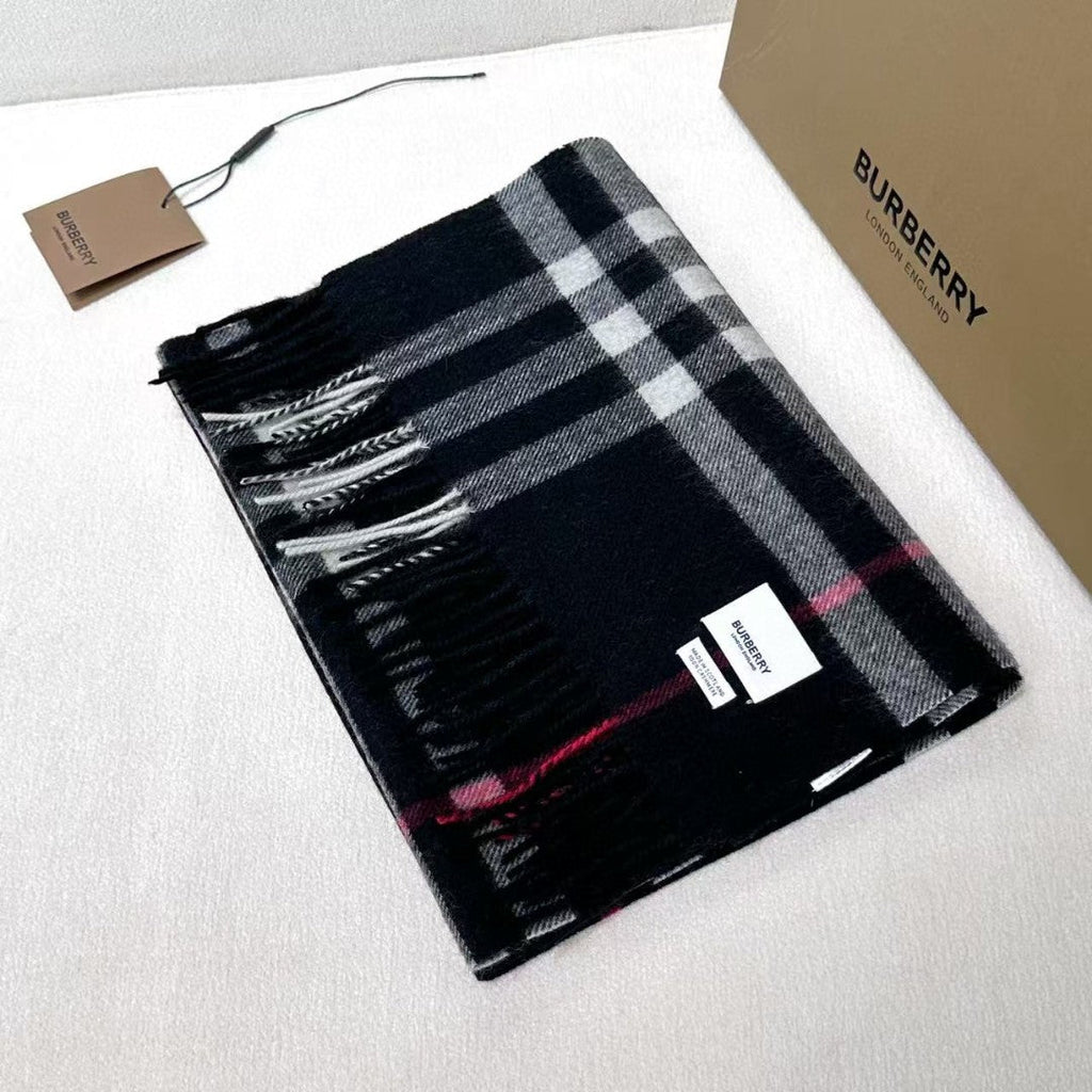 BURBERRY BBR SCARF 180 CM IN CASHMERE 543358