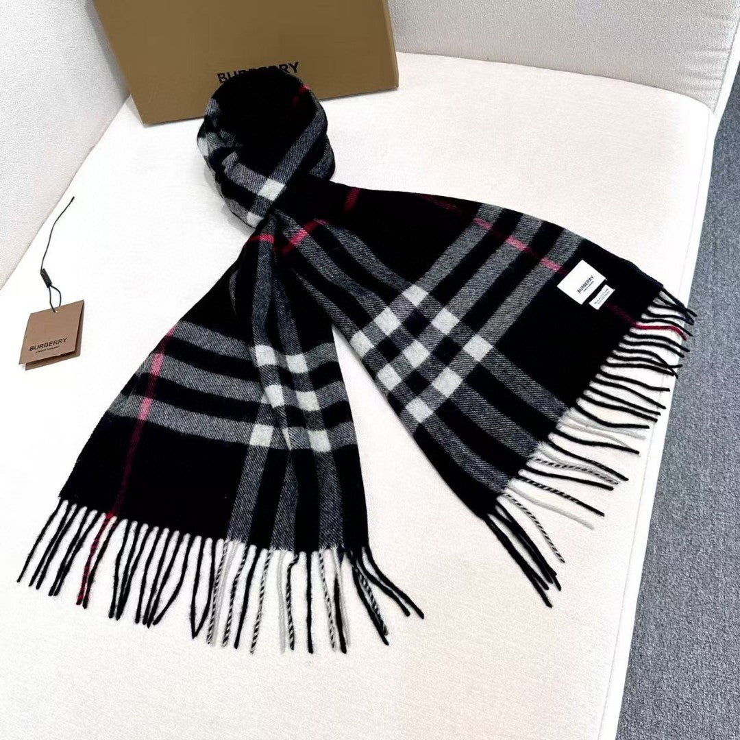 BURBERRY BBR SCARF 180 CM IN CASHMERE 543358