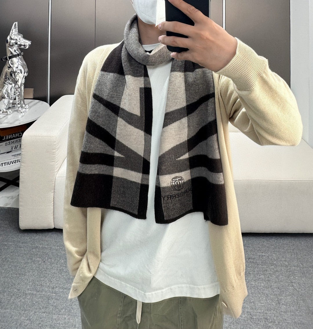 BURBERRY BBR SCARF 180 CM IN CASHMERE 555764