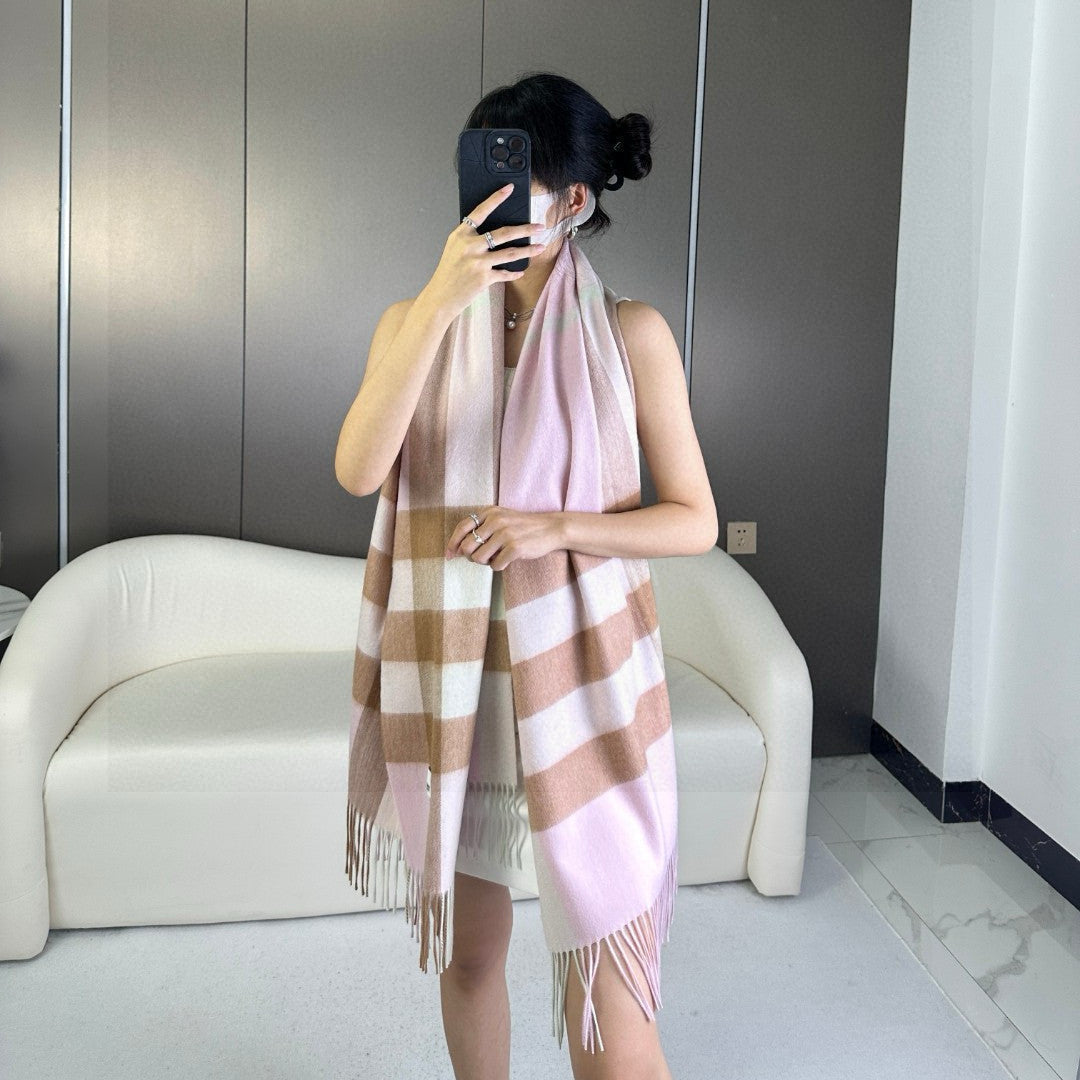 BURBERRY BBR SCARF 200 CM IN CASHMERE 726425