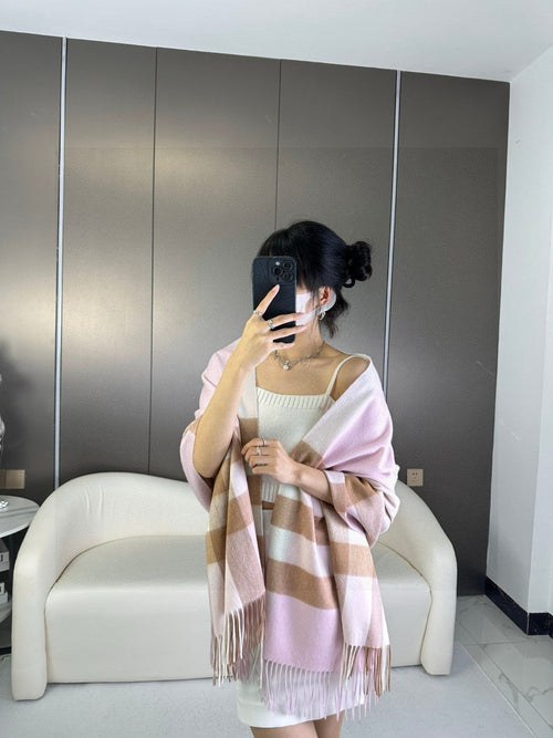 BURBERRY BBR SCARF 200 CM IN CASHMERE 726425