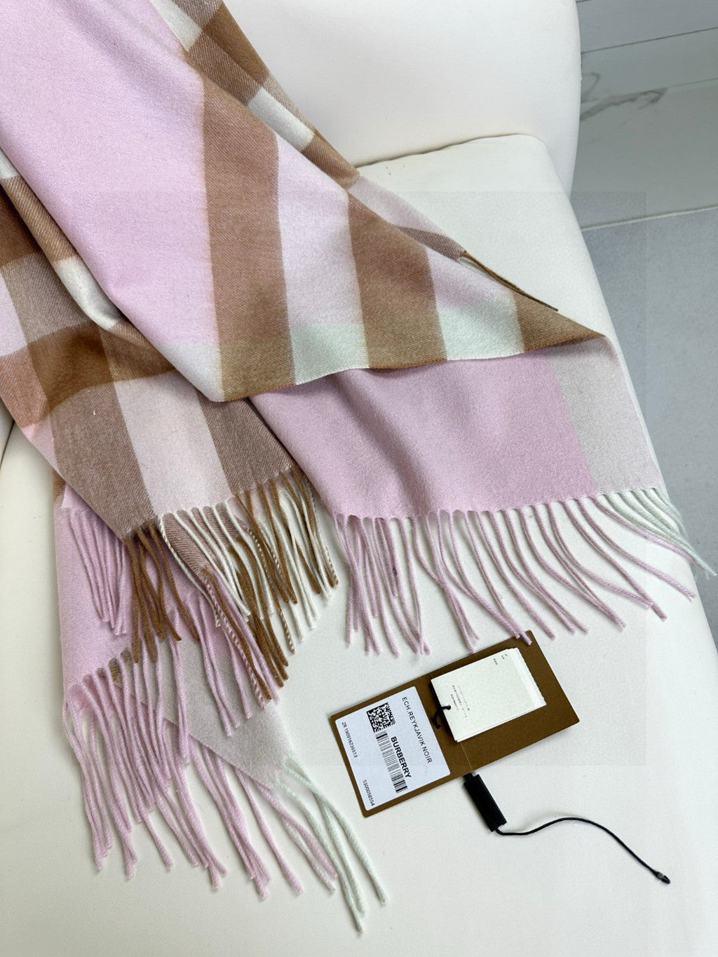 BURBERRY BBR SCARF 200 CM IN CASHMERE 726425