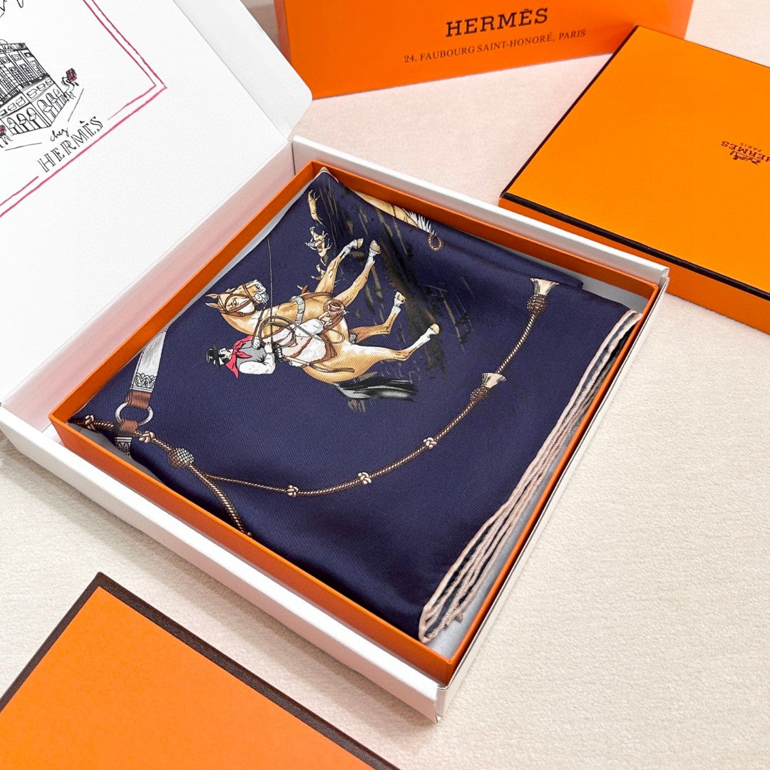HERMES HERMES 25S SCARF 90 IN SILK 720008