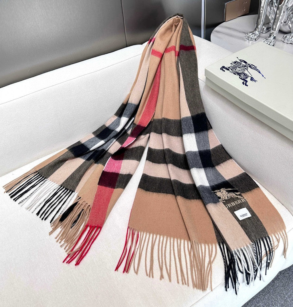 BURBERRY BBR SCARF 200 CM IN CASHMERE 674881