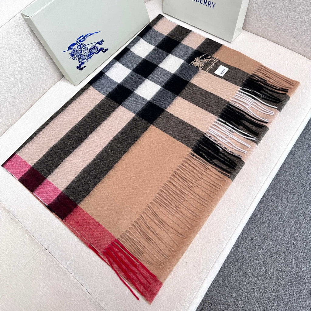 BURBERRY BBR SCARF 200 CM IN CASHMERE 674881