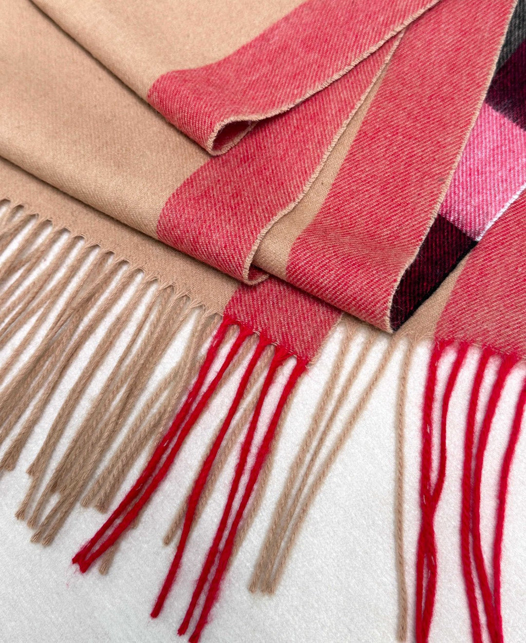 BURBERRY BBR SCARF 200 CM IN CASHMERE 674881