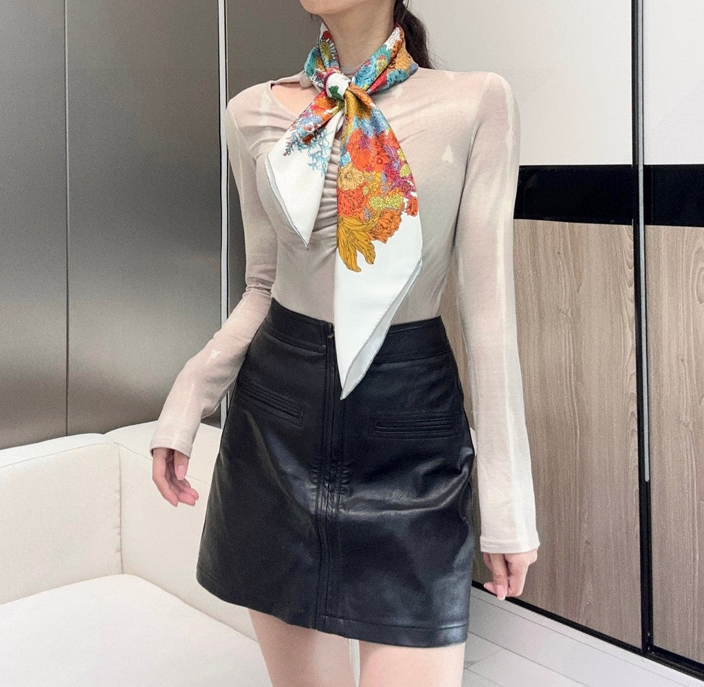 HERMES HERMES 25S SCARF 90 IN SILK 729028