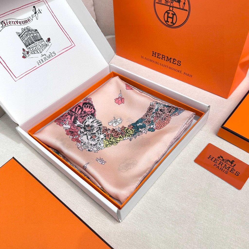 HERMES HERMES 25S SCARF 90 IN SILK 729029
