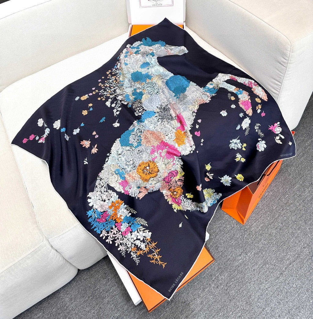 HERMES HERMES 25S SCARF 90 IN SILK 729030