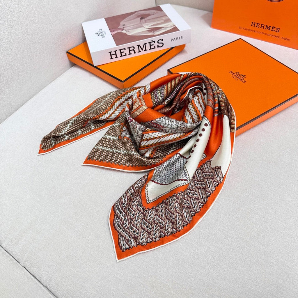 HERMES HERMES 25S SCARF 90 IN SILK 735856