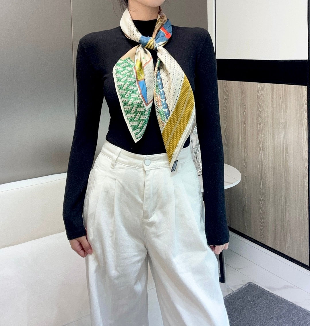 HERMES HERMES 25S SCARF 90 IN SILK 735858