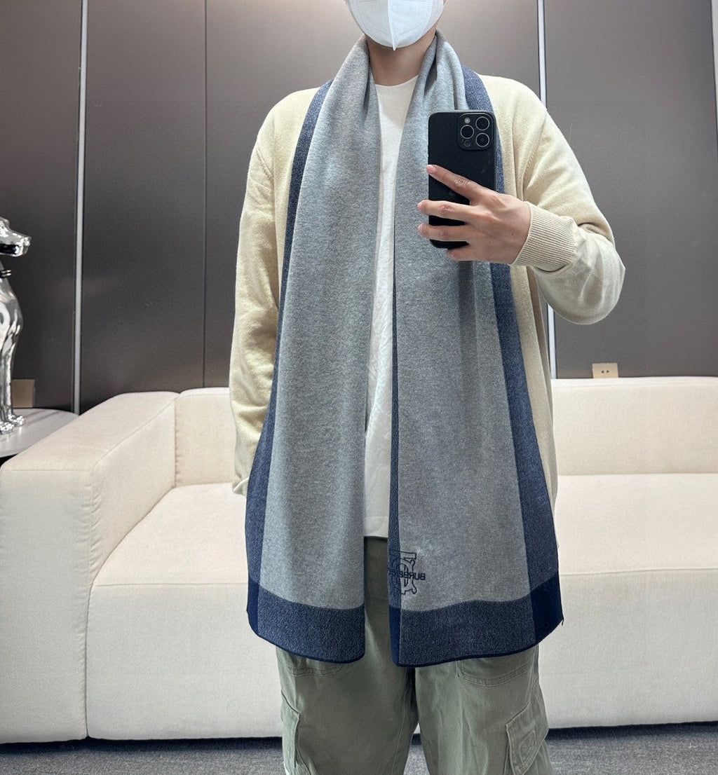 BURBERRY BBR SCARF 180 CM IN CASHMERE 697638