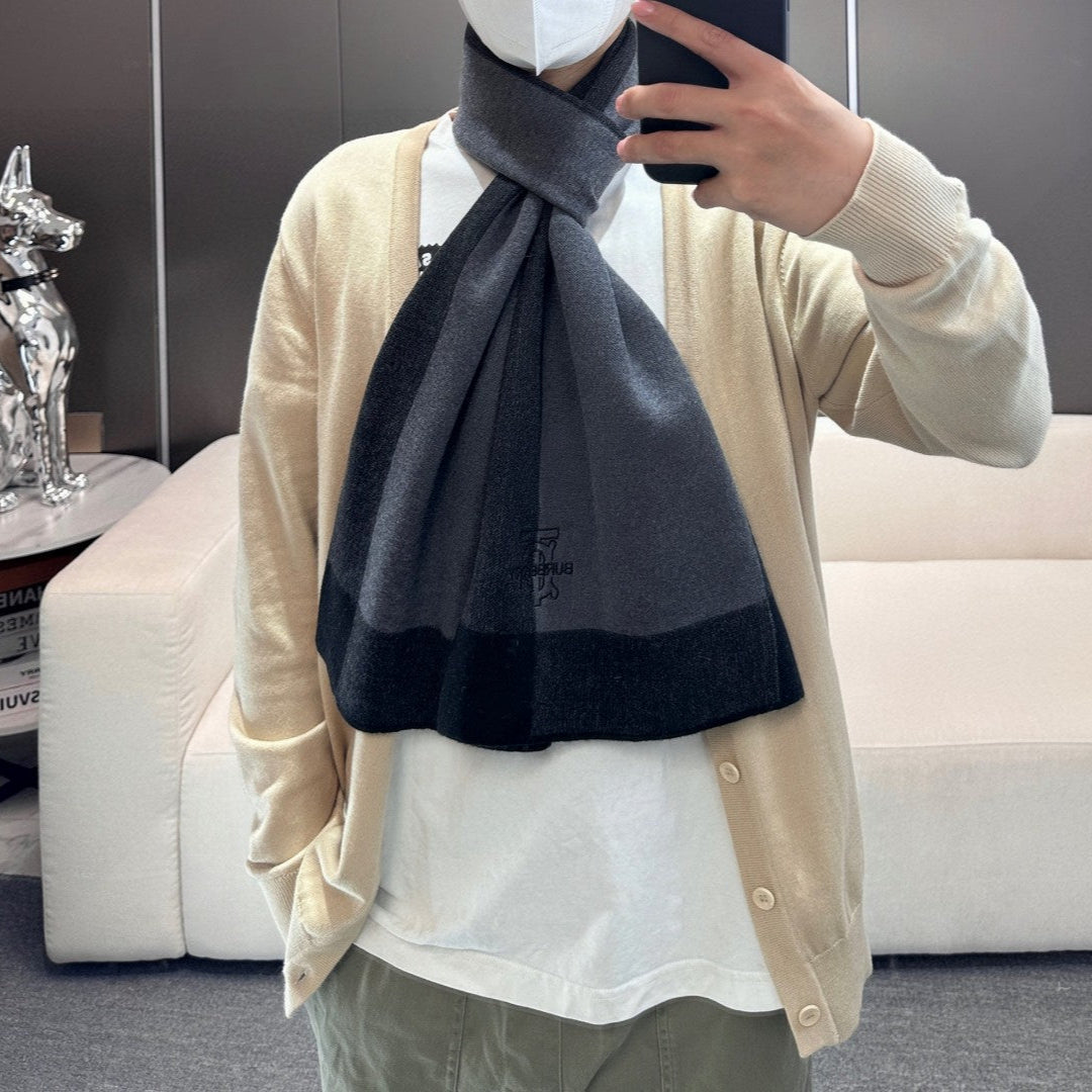 BURBERRY BBR SCARF 180 CM IN CASHMERE 697639