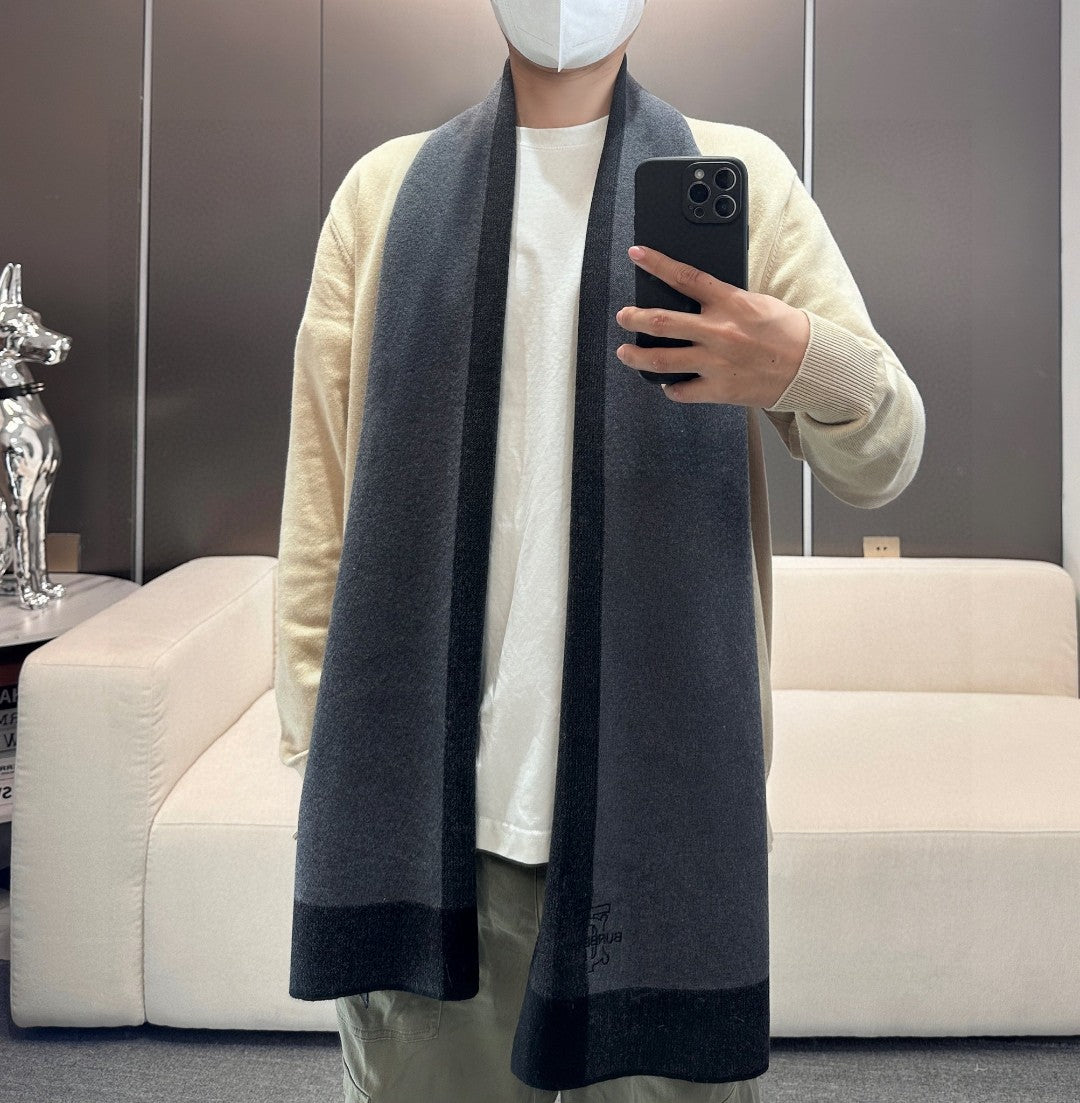 BURBERRY BBR SCARF 180 CM IN CASHMERE 697639