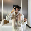 BURBERRY BBR SCARF 180 CM IN CASHMERE 724817