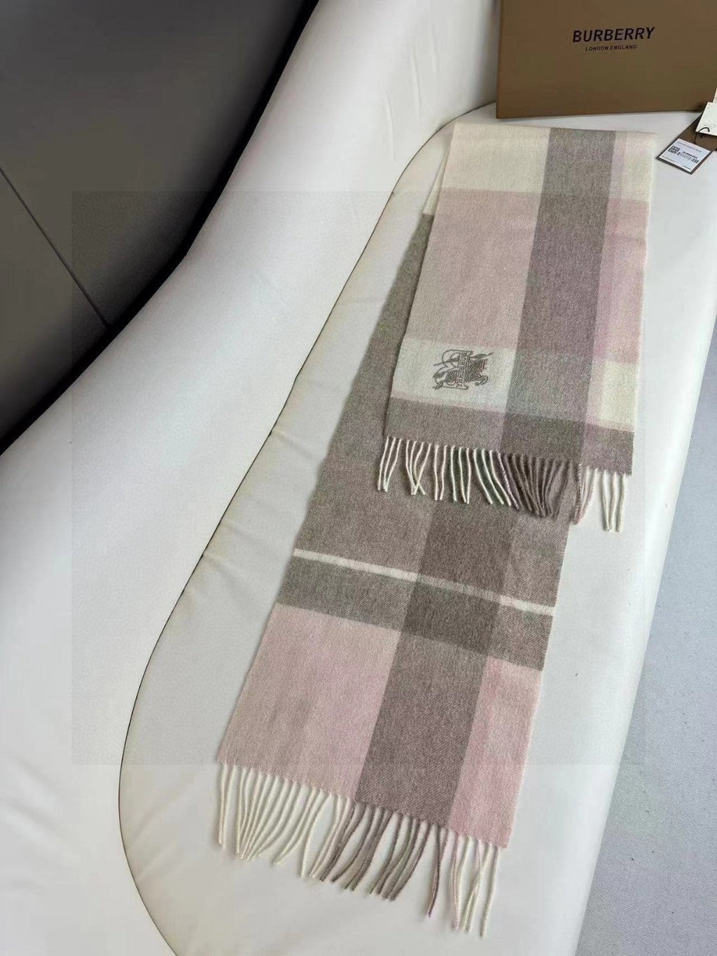 BURBERRY BBR SCARF 180 CM IN CASHMERE 724817
