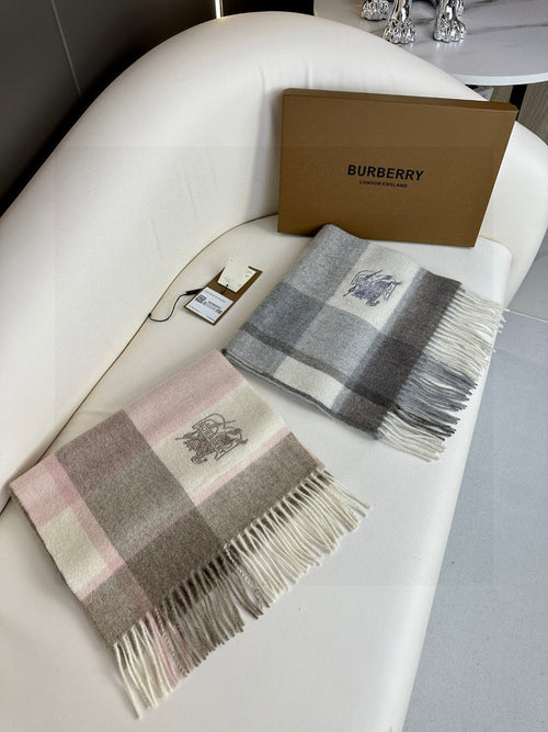BURBERRY BBR SCARF 180 CM IN CASHMERE 724818