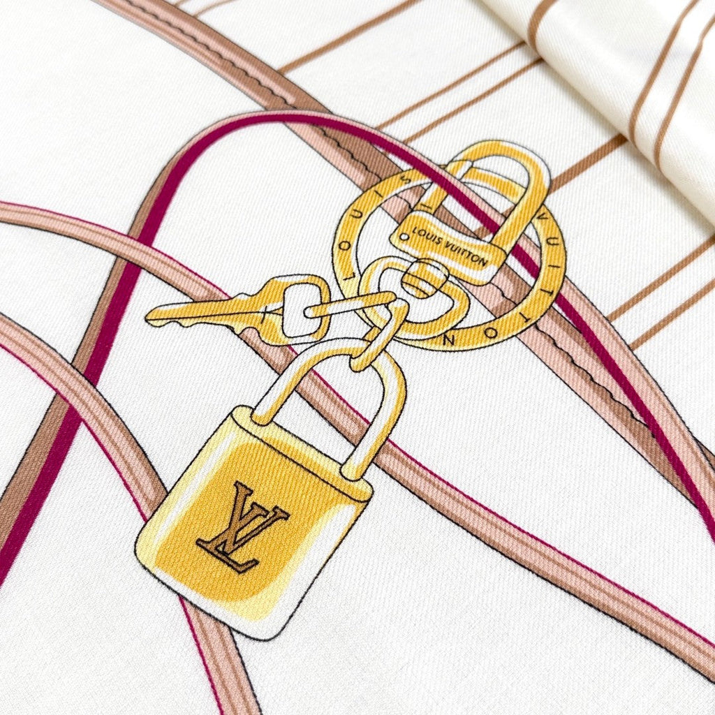 LOUIS VUITTON LV SCARF 140 CM IN SILK 721536