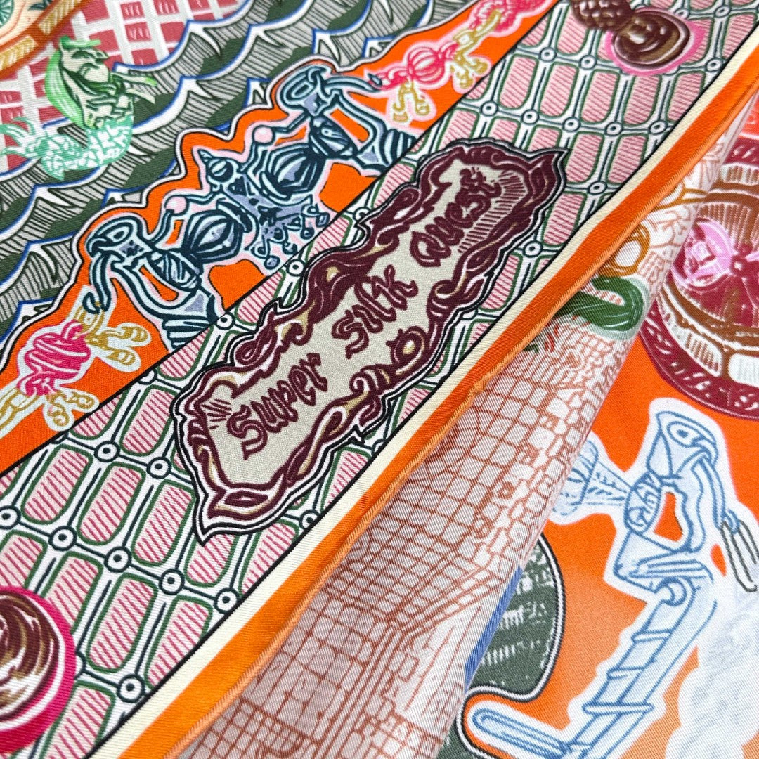 HERMES HERMES 25S SCARF 90 IN SILK 726441