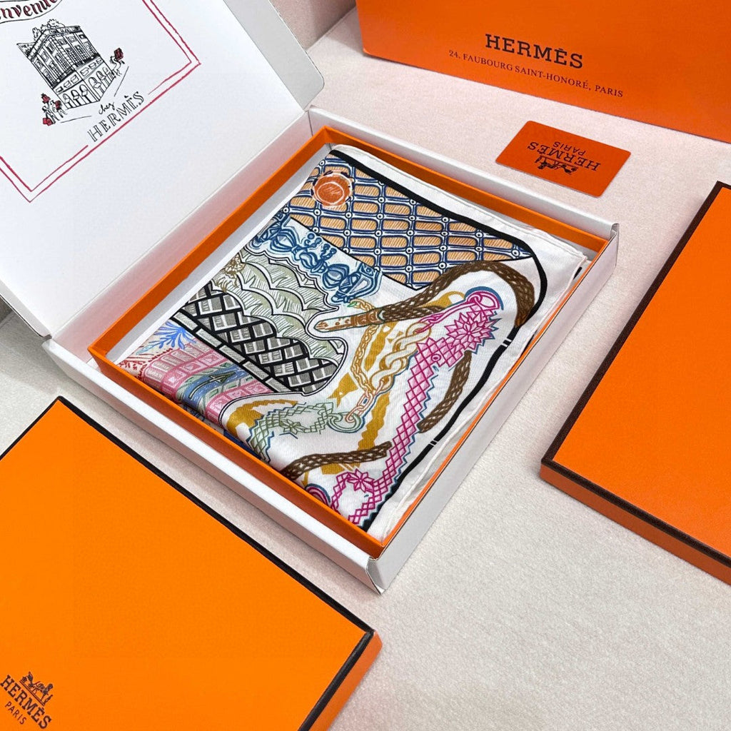 HERMES HERMES 25S SCARF 90 IN SILK 726442