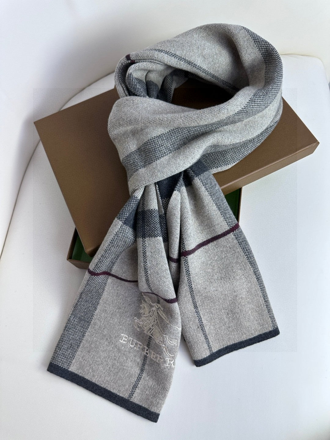 BURBERRY BBR SCARF 180 CM IN CASHMERE 730657