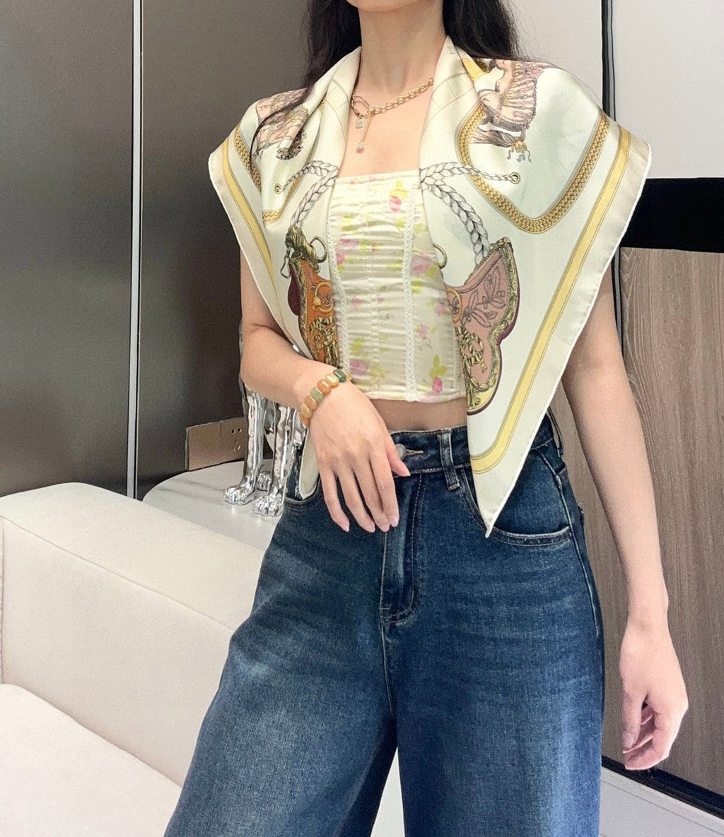 HERMES HERMES 25S SCARF 90 IN SILK 733951
