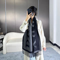 BURBERRY BBR SCARF 180 CM IN CASHMERE 735851