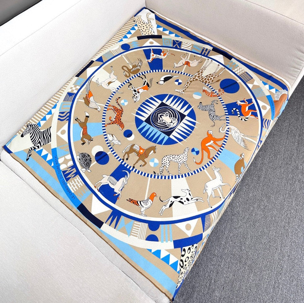 HERMES HERMES 25S SCARF 90 IN SILK 730645