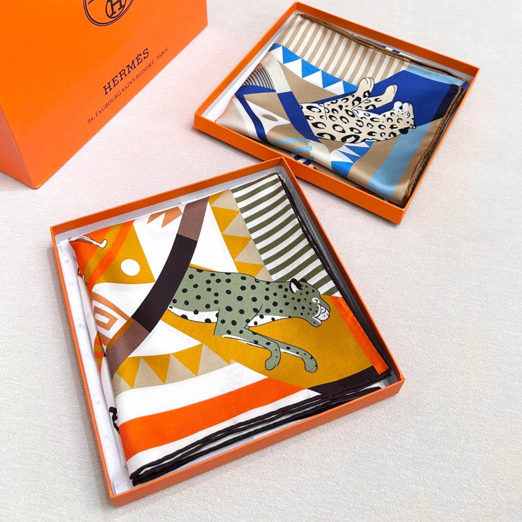 HERMES HERMES 25S SCARF 90 IN SILK 730645