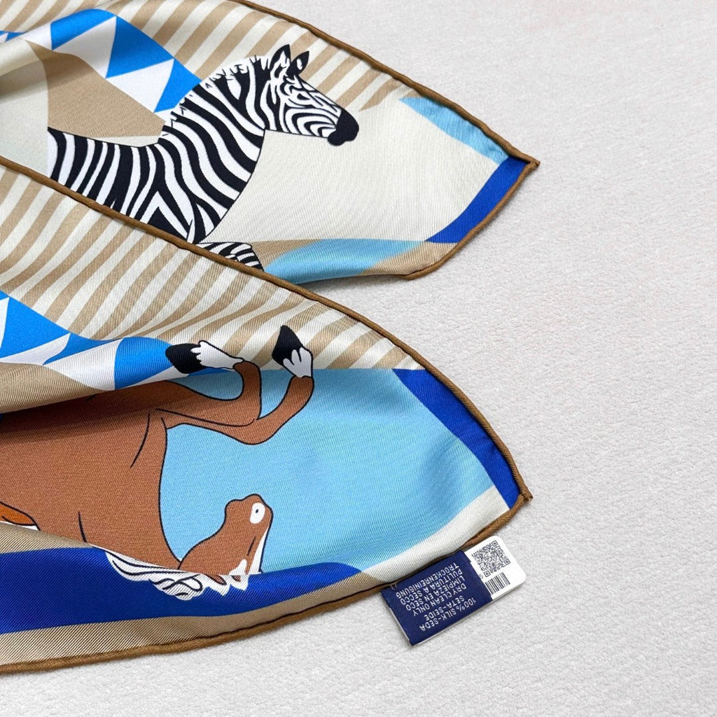 HERMES HERMES 25S SCARF 90 IN SILK 730645
