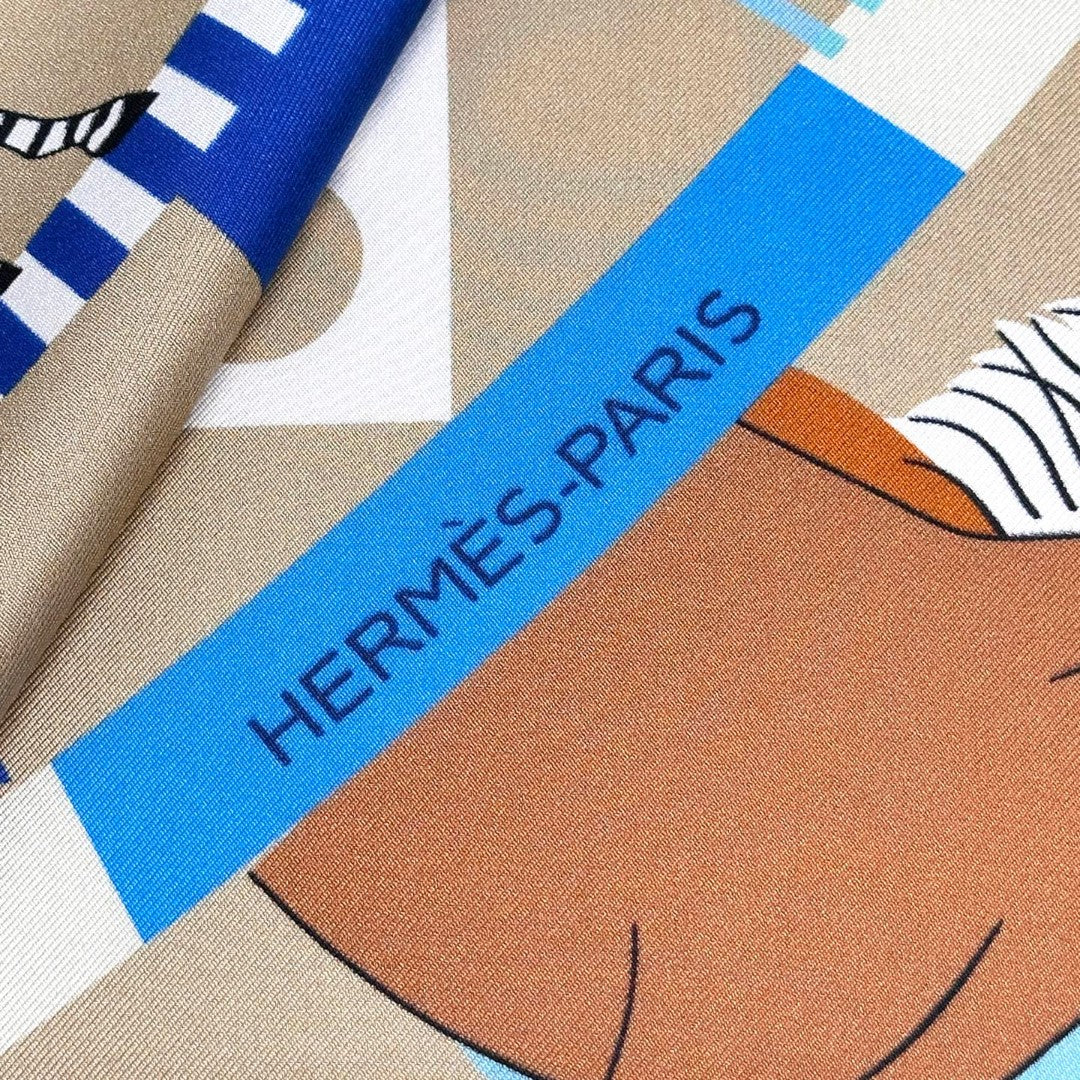 HERMES HERMES 25S SCARF 90 IN SILK 730645