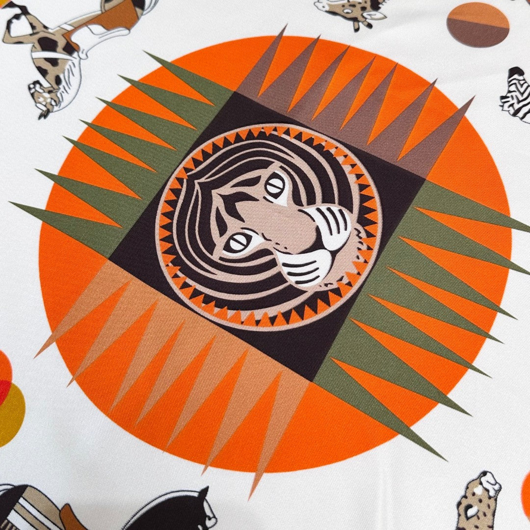 HERMES HERMES 25S SCARF 90 IN SILK 730646