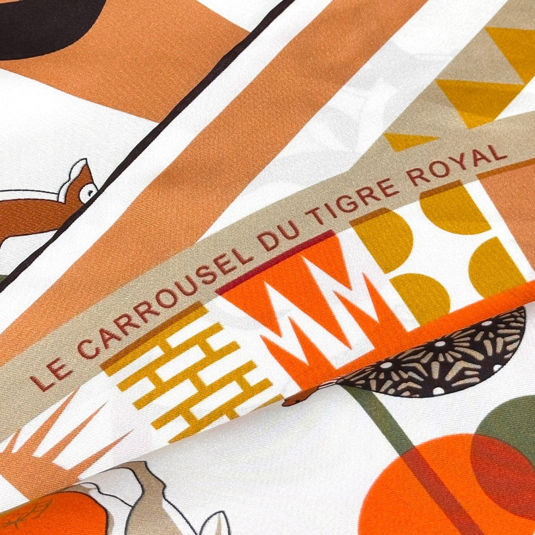 HERMES HERMES 25S SCARF 90 IN SILK 730646