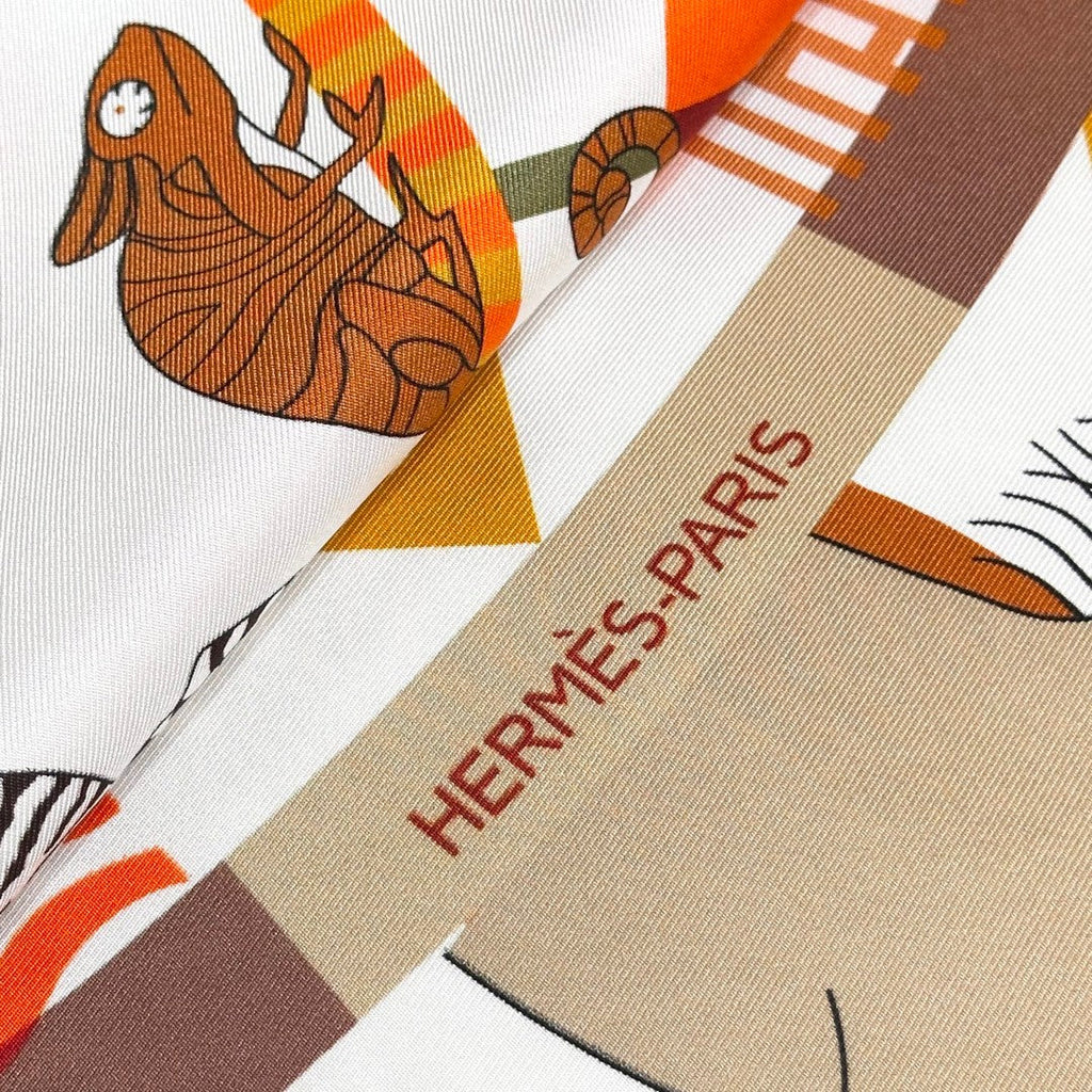 HERMES HERMES 25S SCARF 90 IN SILK 730646