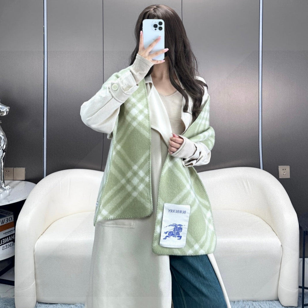 BURBERRY BBR SCARF 182 CM IN CASHMERE 715580