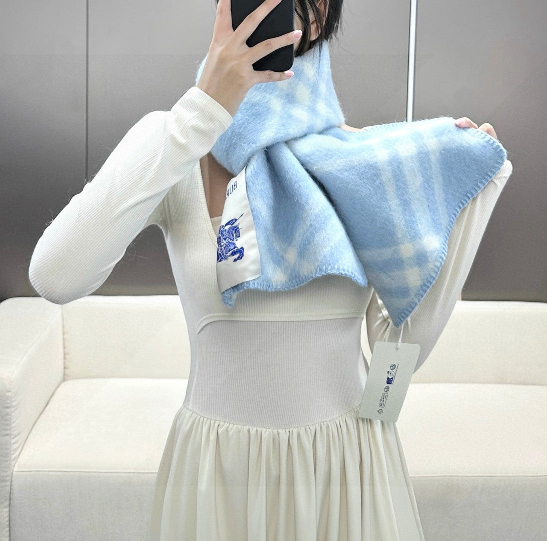 BURBERRY BBR SCARF 182 CM IN CASHMERE 715581