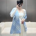 BURBERRY BBR SCARF 182 CM IN CASHMERE 715581