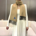 BURBERRY BBR SCARF 168 CM IN CASHMERE 727342