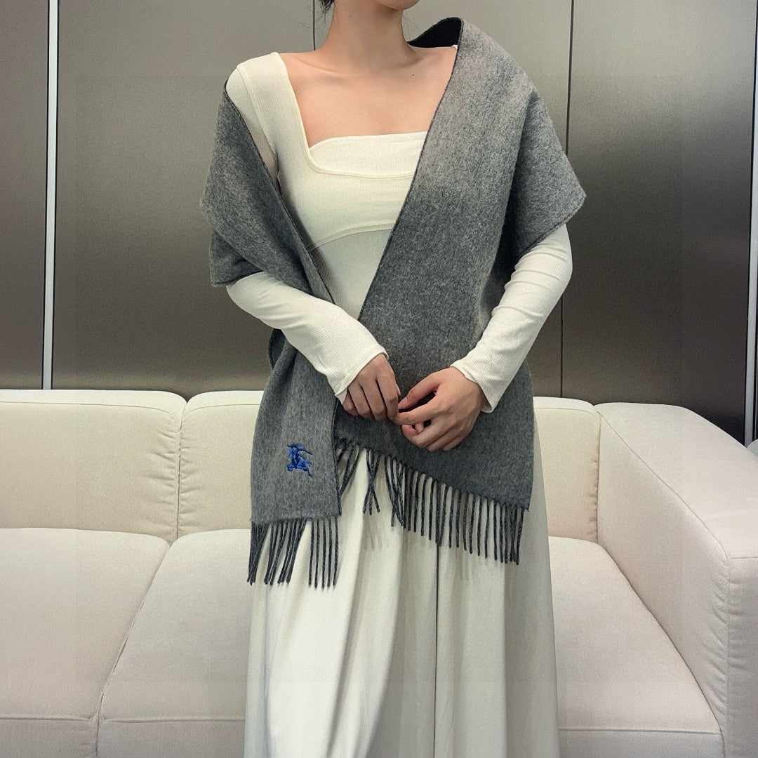 BURBERRY BBR SCARF 168 CM IN CASHMERE 727343