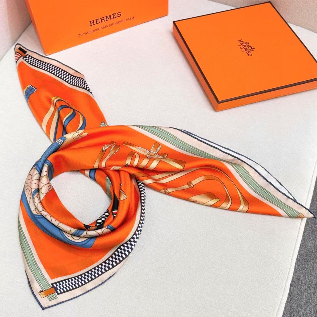 HERMES HERMES 25S SCARF 90 IN SILK 735838
