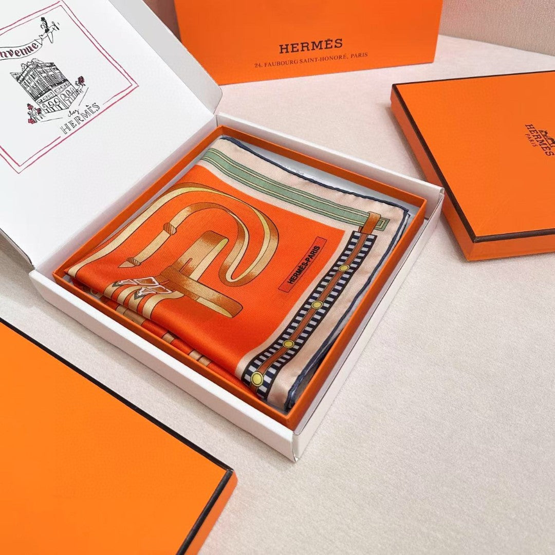 HERMES HERMES 25S SCARF 90 IN SILK 735838