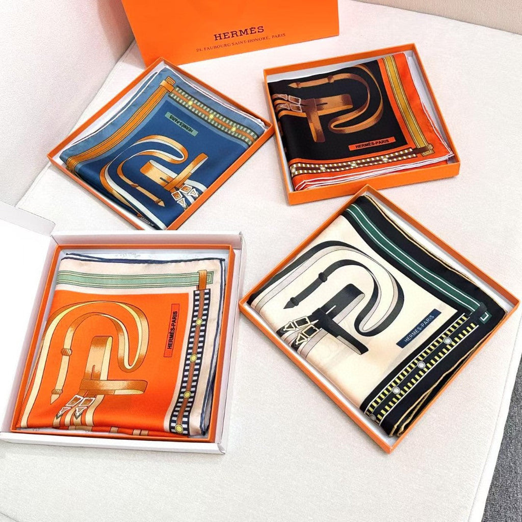 HERMES HERMES 25S SCARF 90 IN SILK 735838