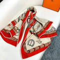 HERMES HERMES 25S SCARF 135 IN CASERE SILK 737310