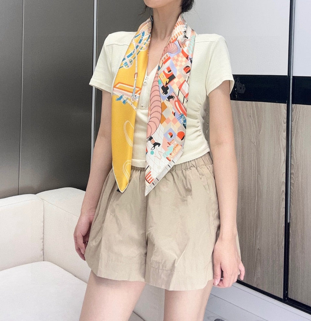 HERMES HERMES 25S SCARF 90 IN SILK 730637