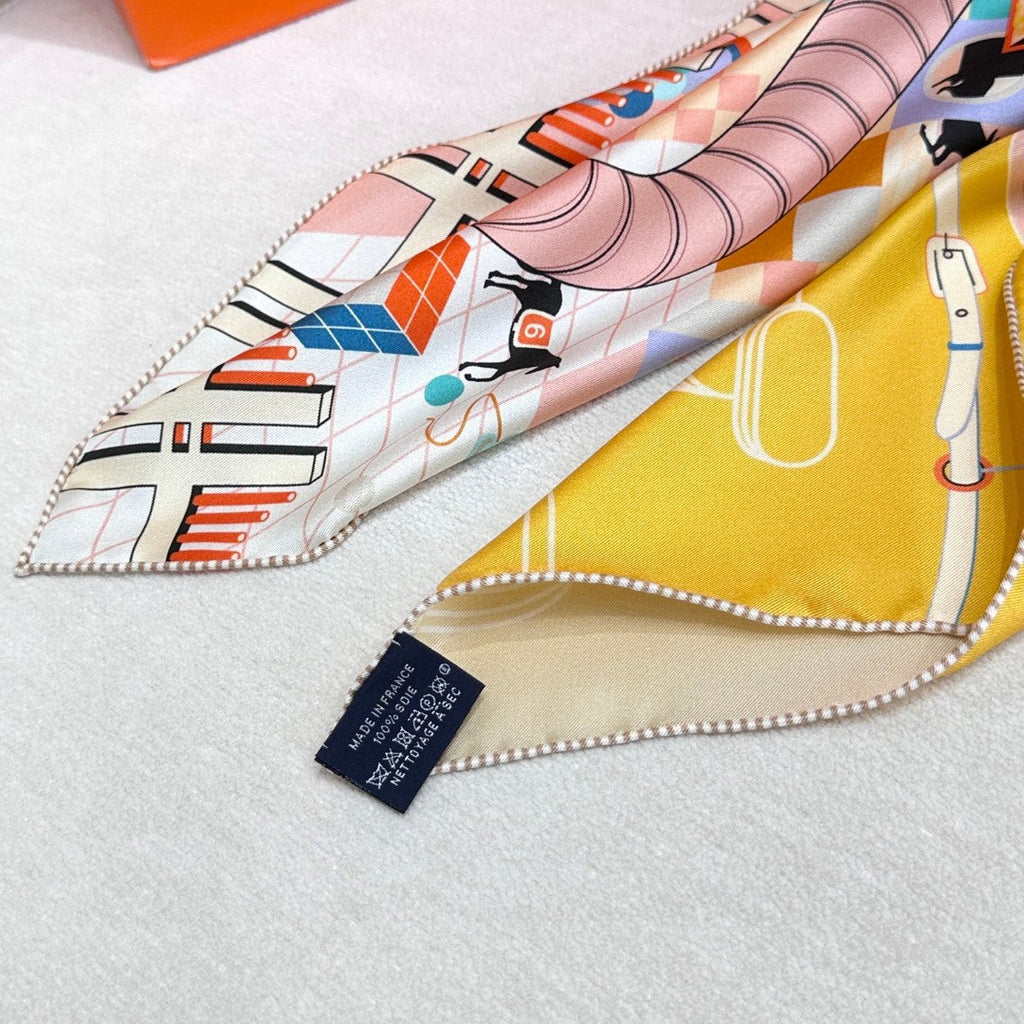 HERMES HERMES 25S SCARF 90 IN SILK 730637