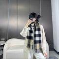 BURBERRY BBR SCARF 180 CM IN CASHMERE 732149