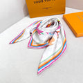LOUIS VUITTON LV SCARF 90 CM IN SILK 729027