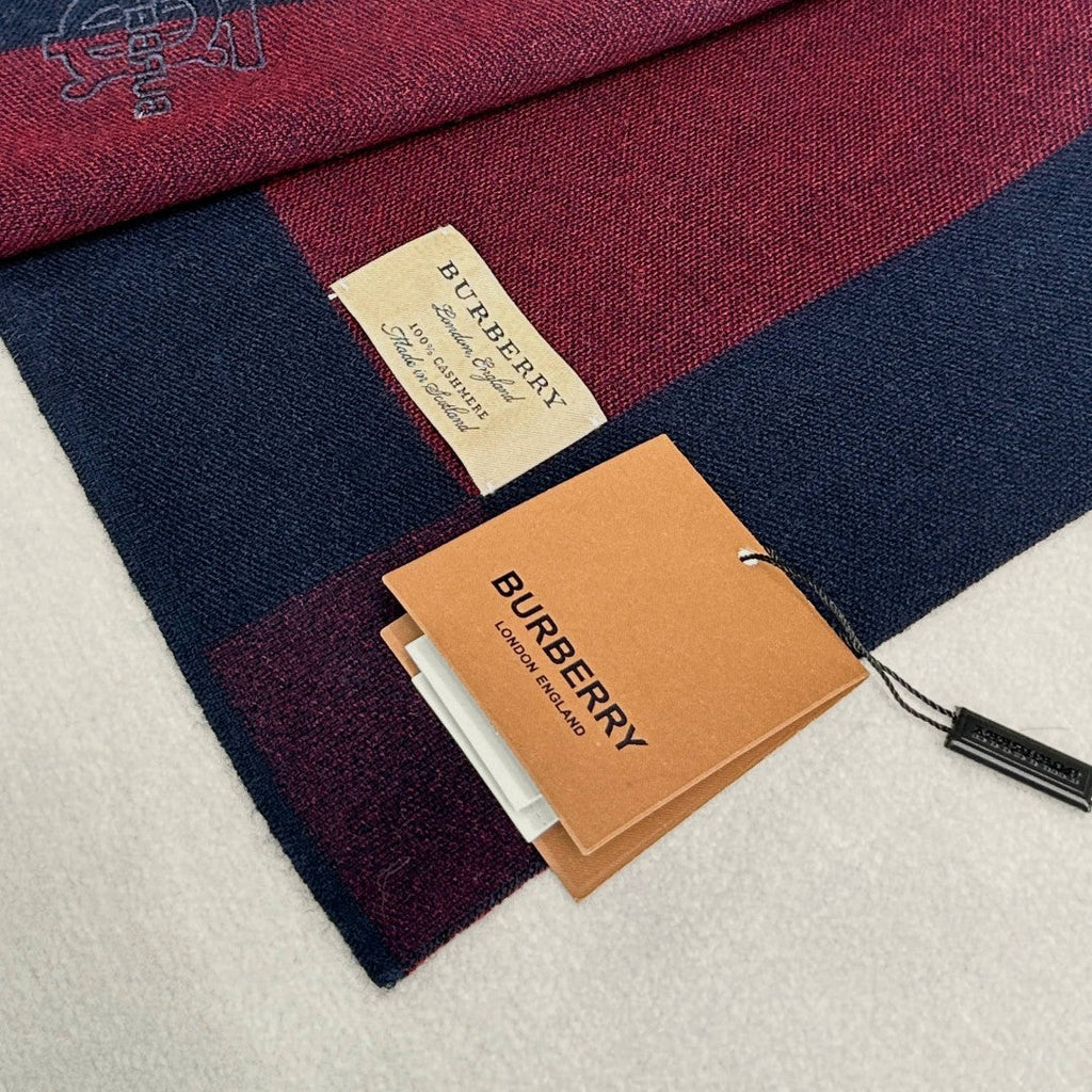 BURBERRY BBR SCARF 180 CM IN CASHMERE 697637